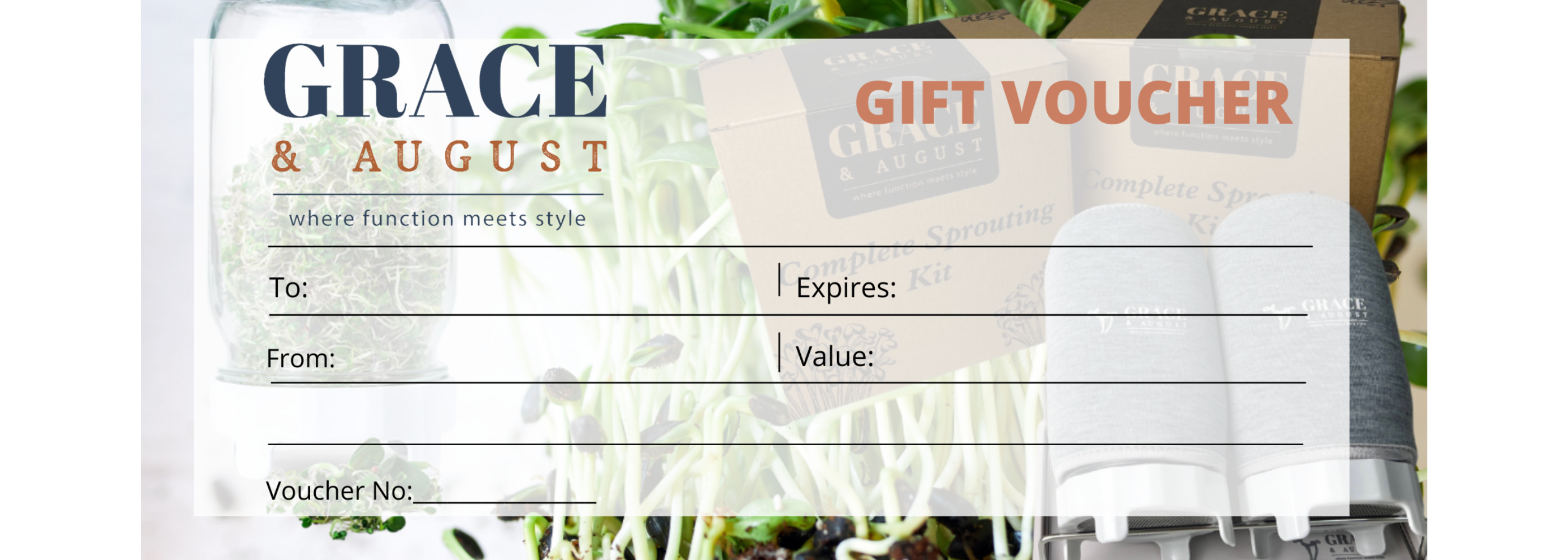 Gift Voucher graceandaugust.co.nz