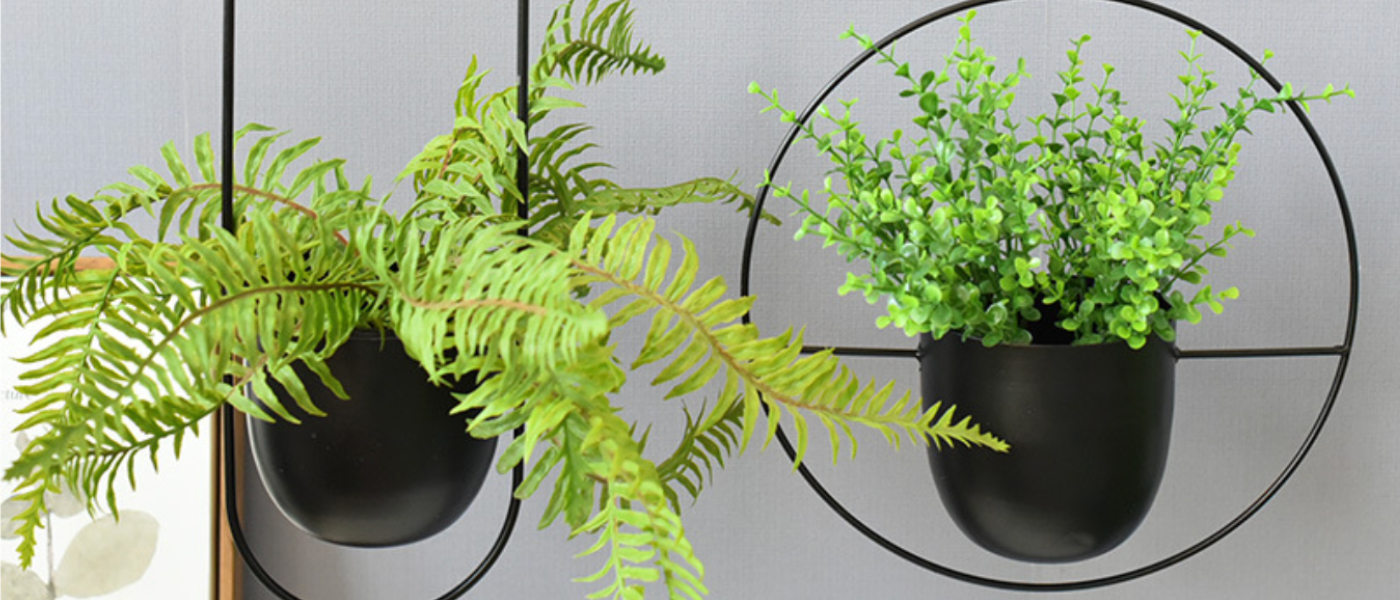 Metal plant hangers