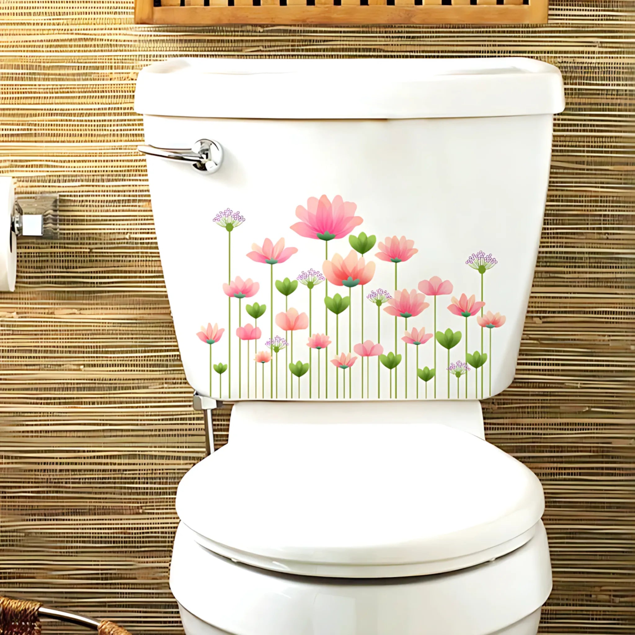 Home decor toilet decal