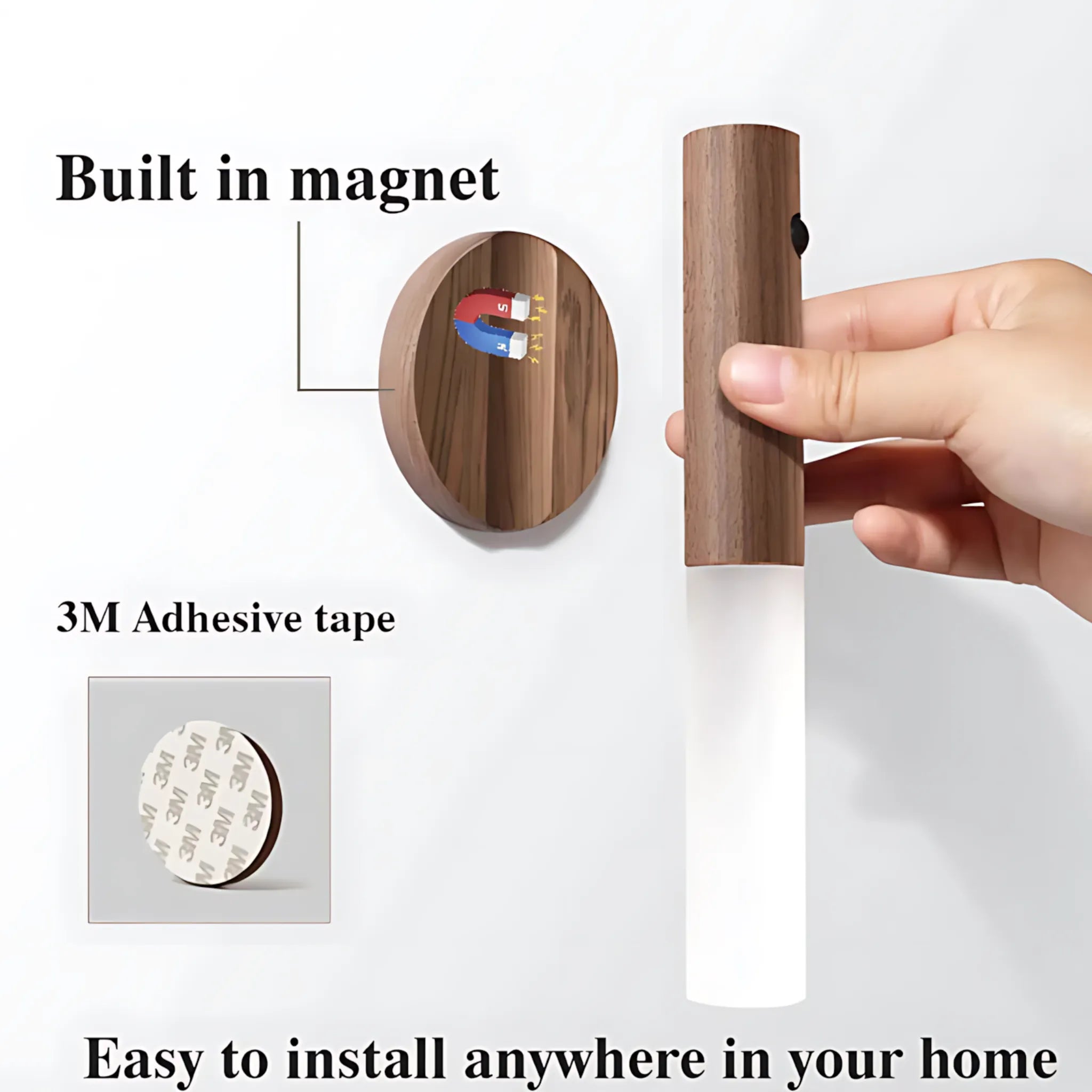 Magnetic wall lamp