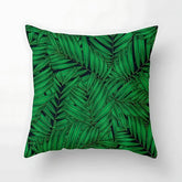 sofa cushion cover with leaves