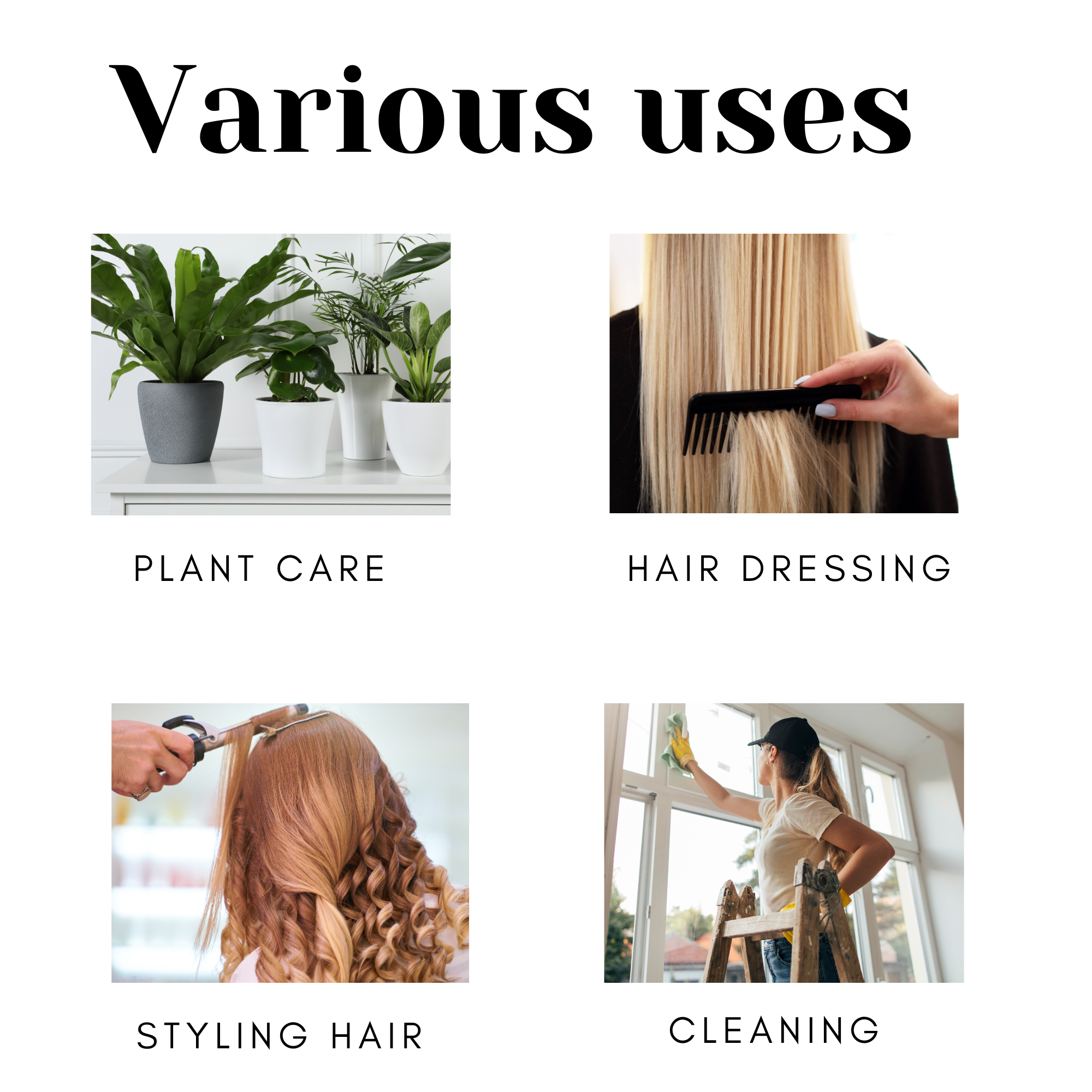 Ultra-fine Mist Spray Bottles -300ml - Clearance