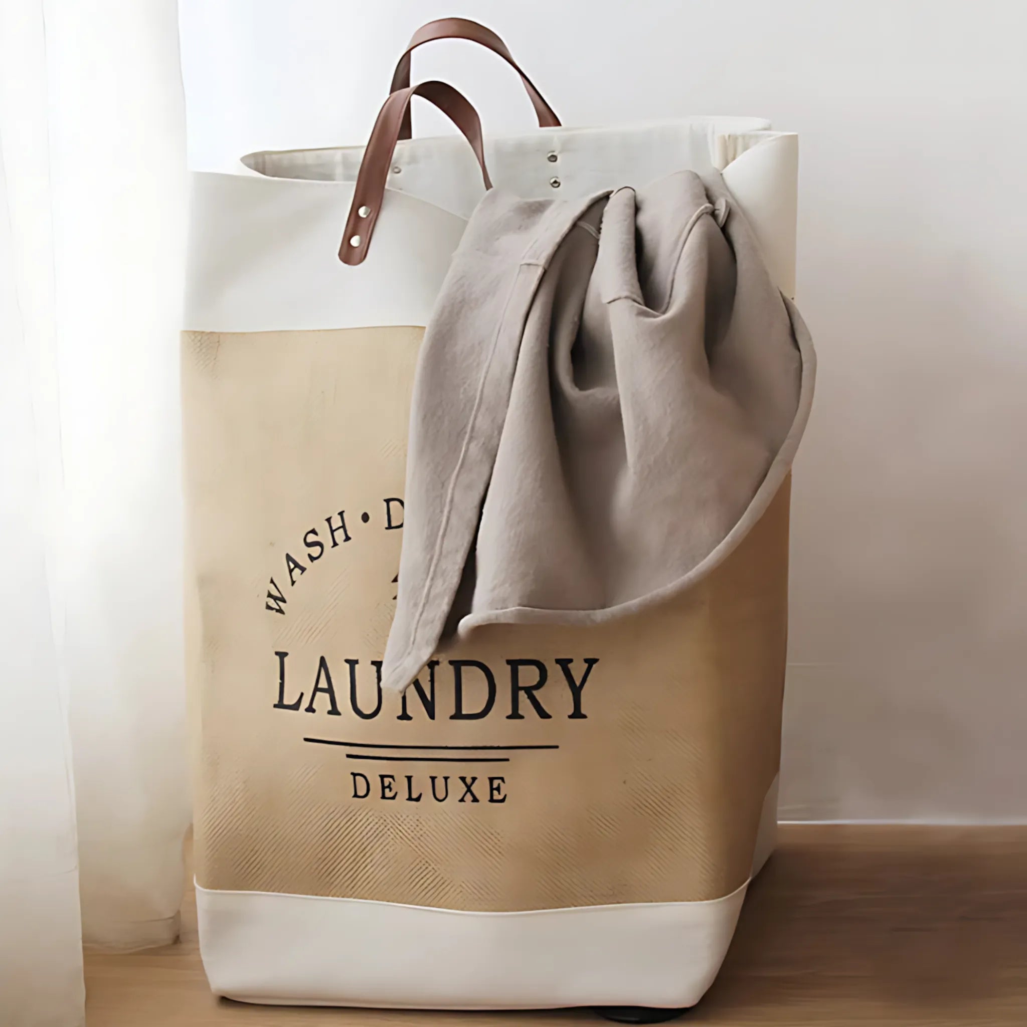 Heavy-duty laundry basket
