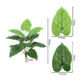Faux green plant