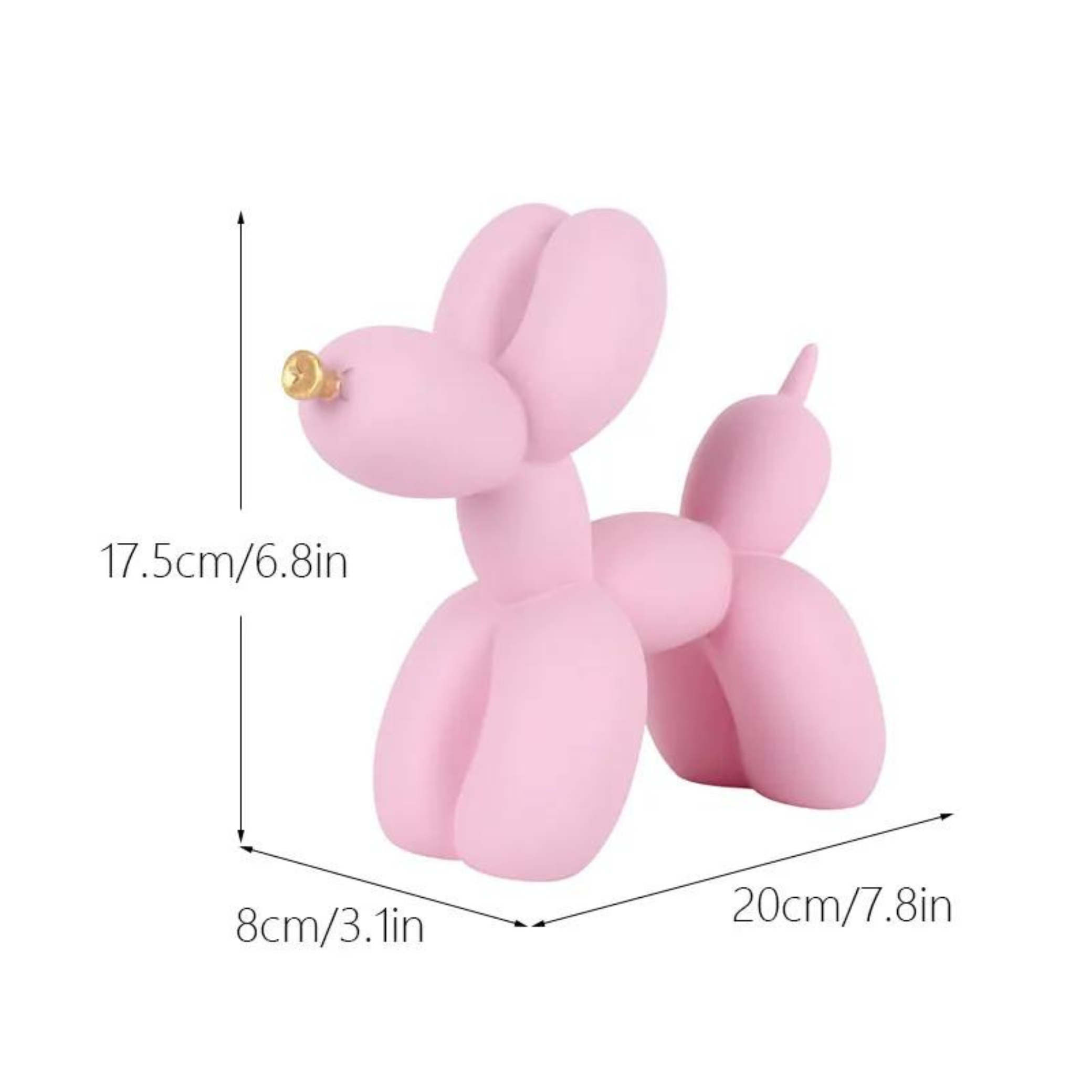 pink bubble dog art