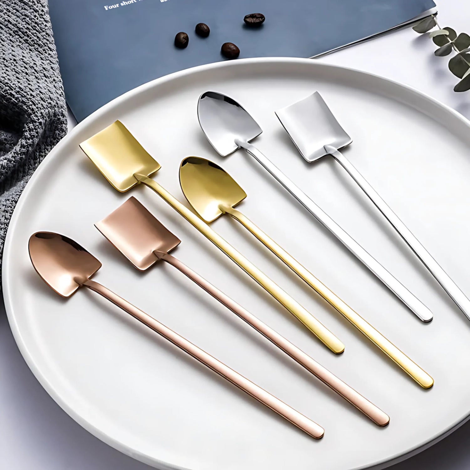 Stainless steel coffee spoon