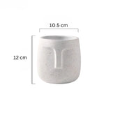 European character vase