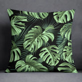 Green botanical cushion
