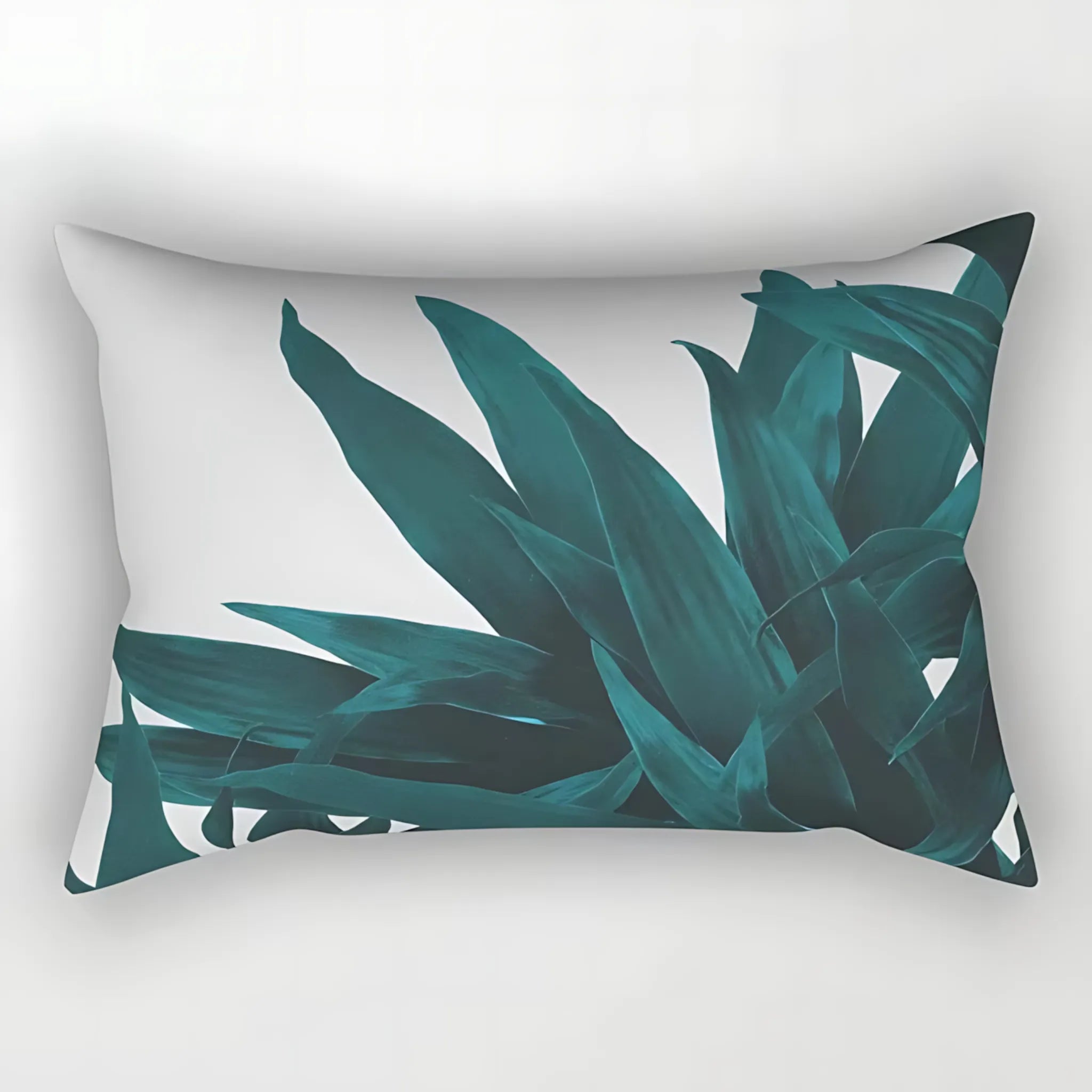 rectangle floral pillow cover