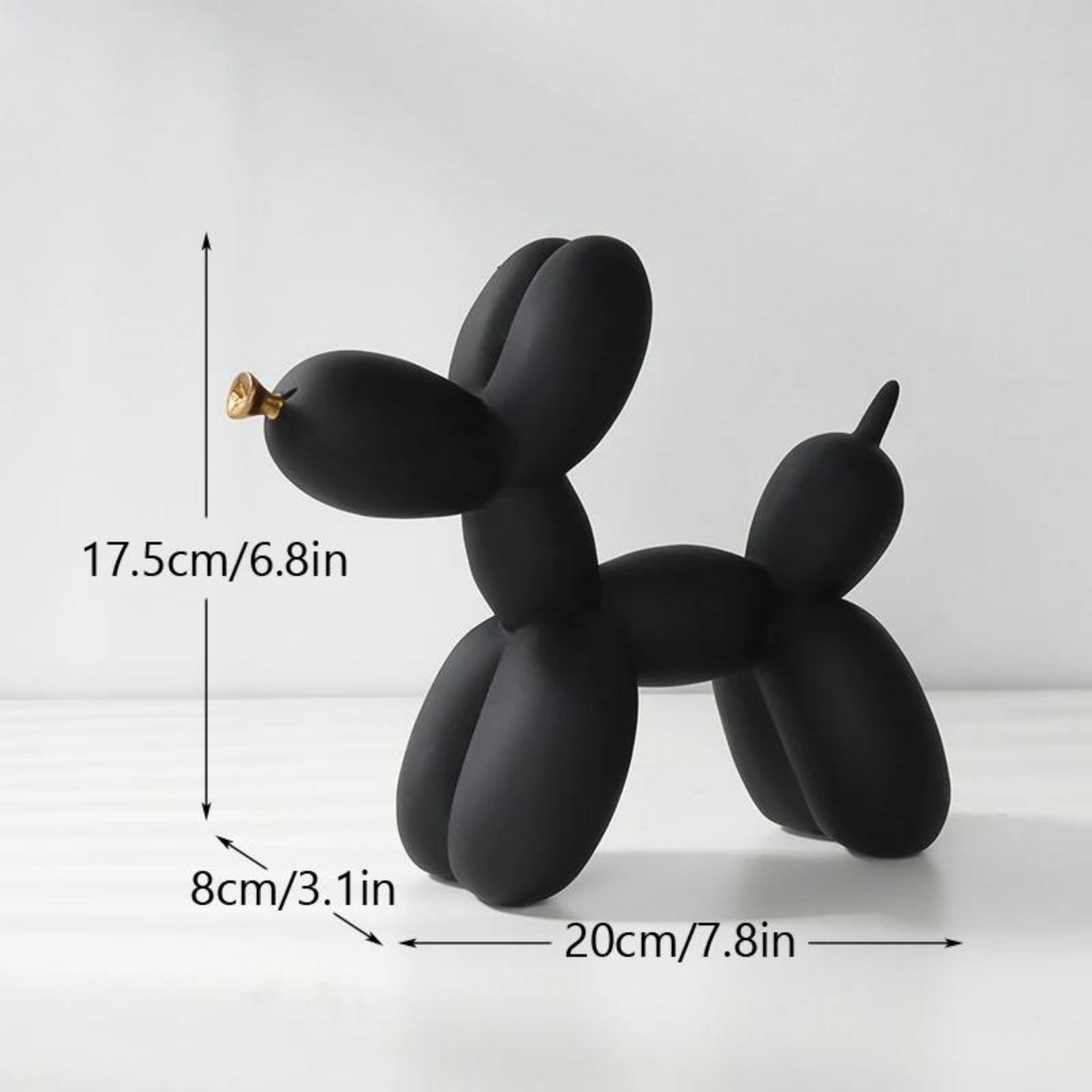 Black bubble dog