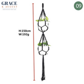 dual macrame hanger