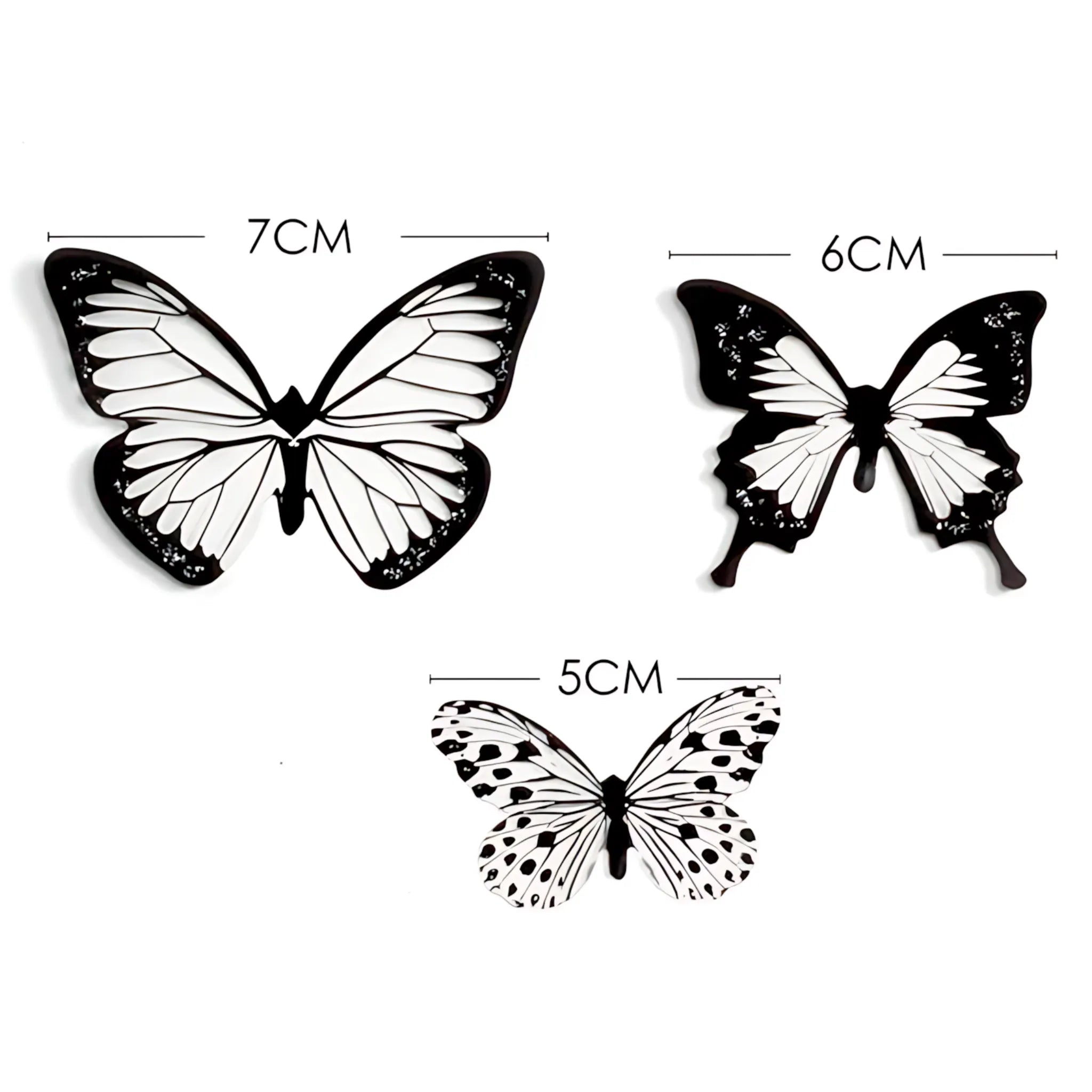 3D Butterfly Wall Stickers - 18 Pcs