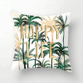 tropical couch pillow cover