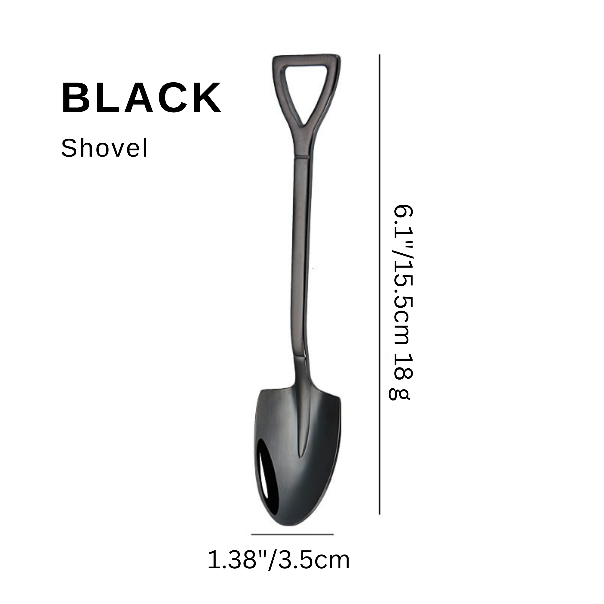 Black novelty spoons