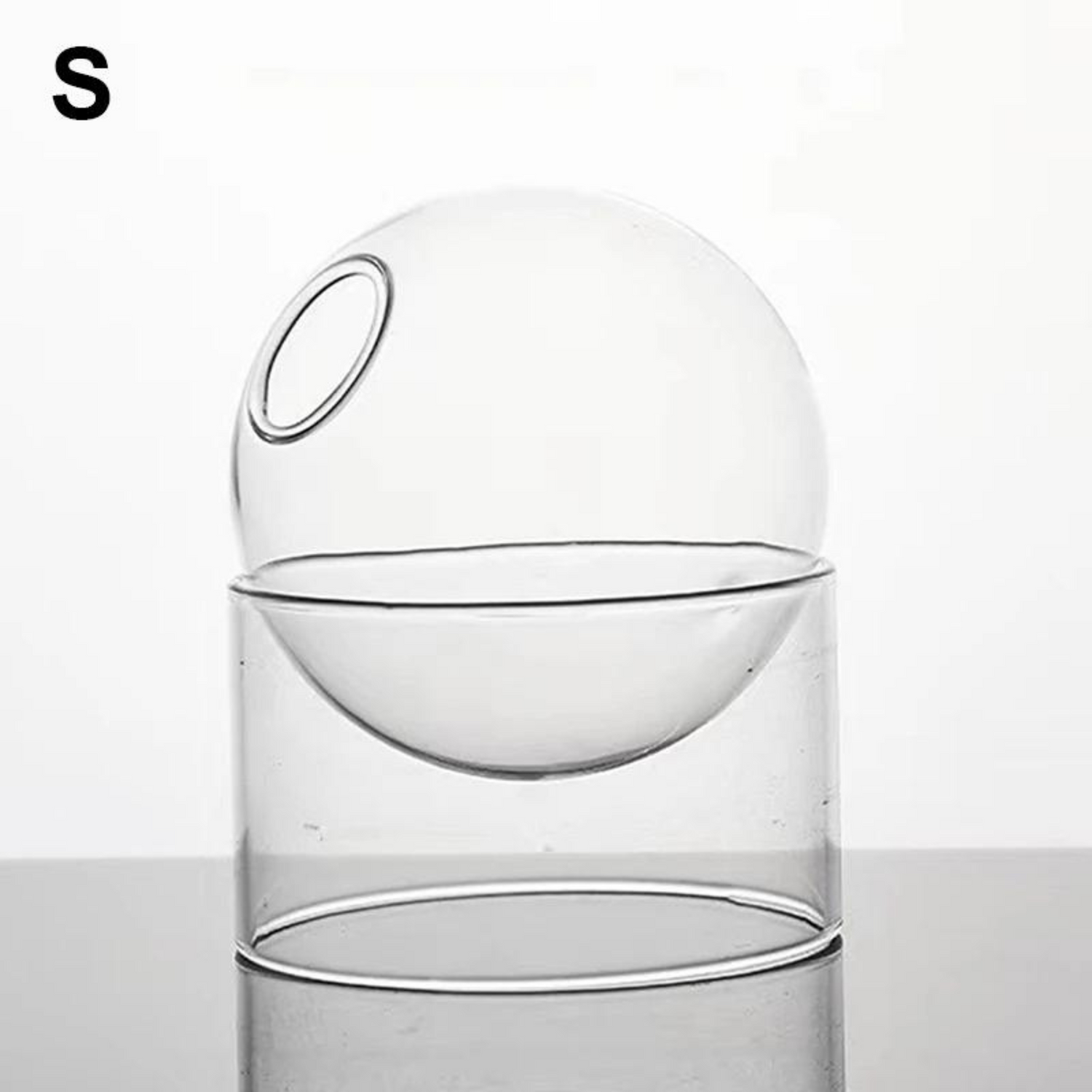 Nordic Minimalist Sphere Vase | Multicolour Borosilicate Glass