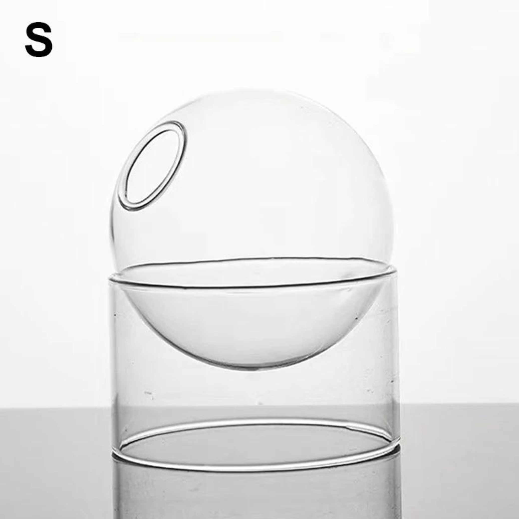 Nordic Minimalist Sphere Vase | Multicolour Borosilicate Glass