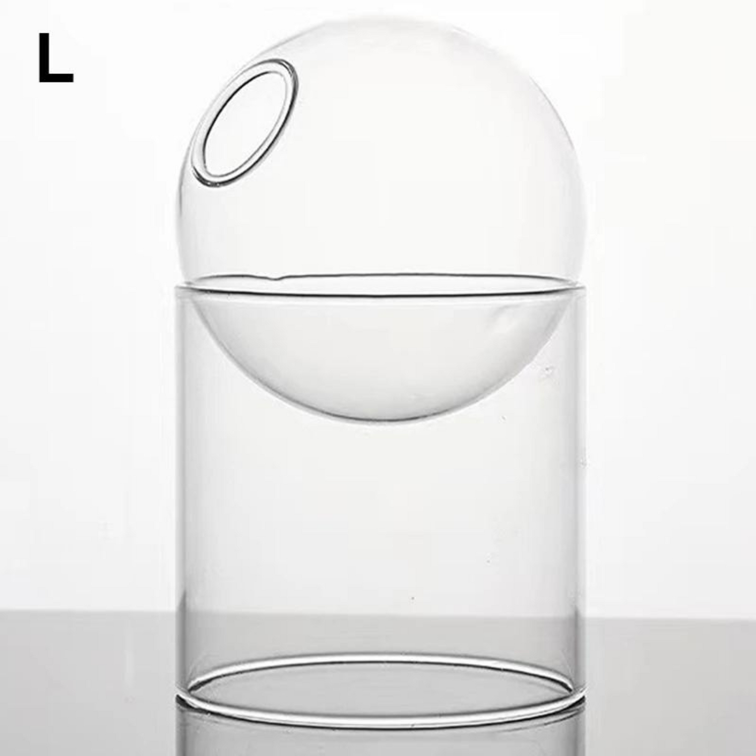 Nordic Minimalist Sphere Vase | Multicolour Borosilicate Glass