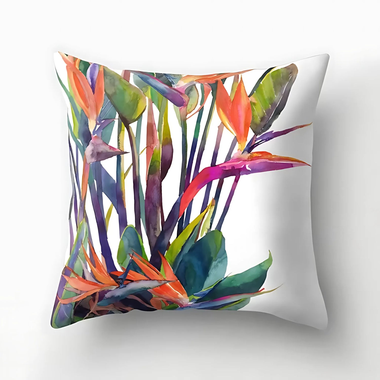 decorative monstera cushion