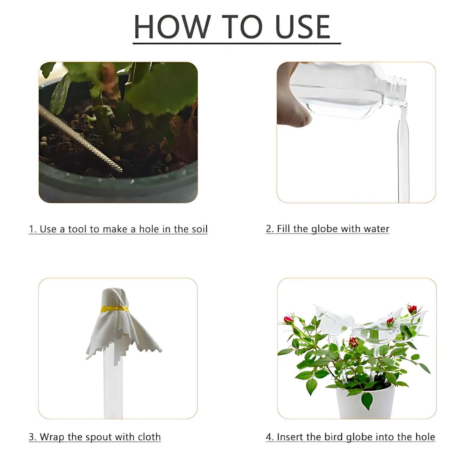 Self-watering bulbs