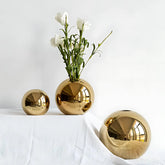 modern gold home decor vase