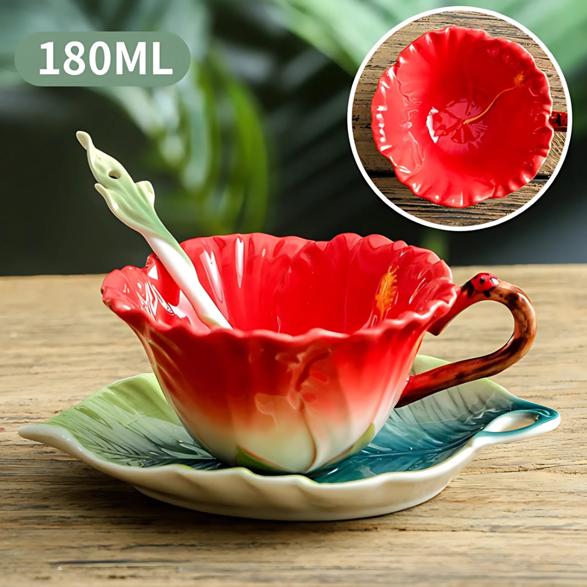 Vintage-style coffee cup