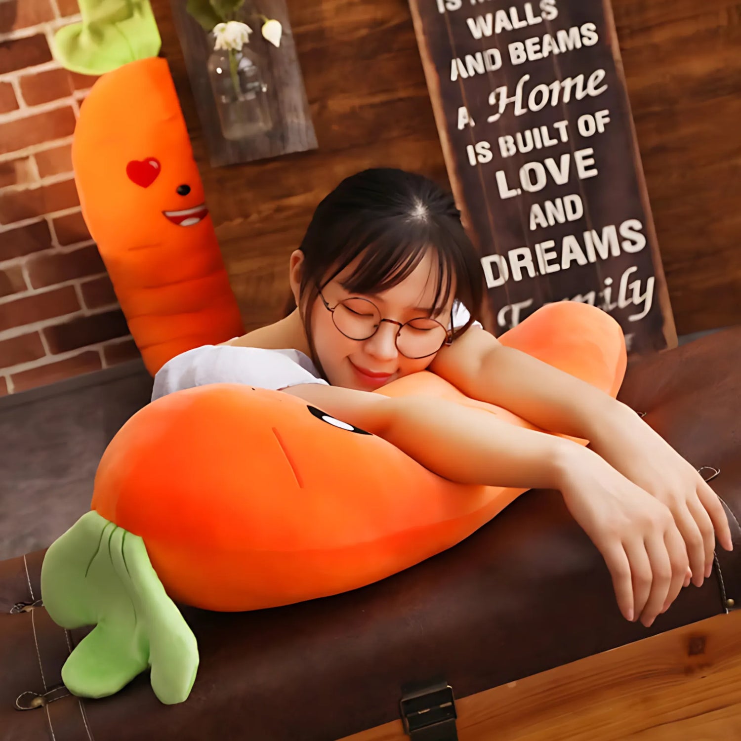 Plush carrot doll