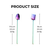 Shovel-shaped tea spoon