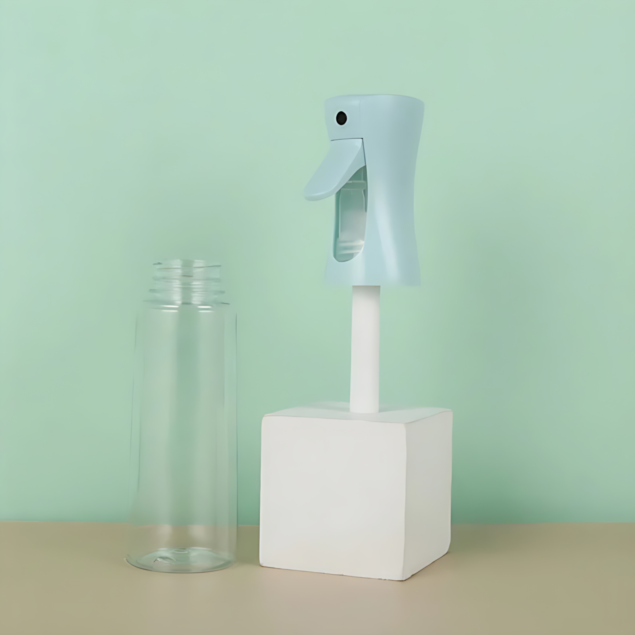 Ergonomic spray bottle