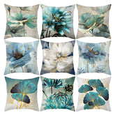 Ginkgo leaf cushion cover