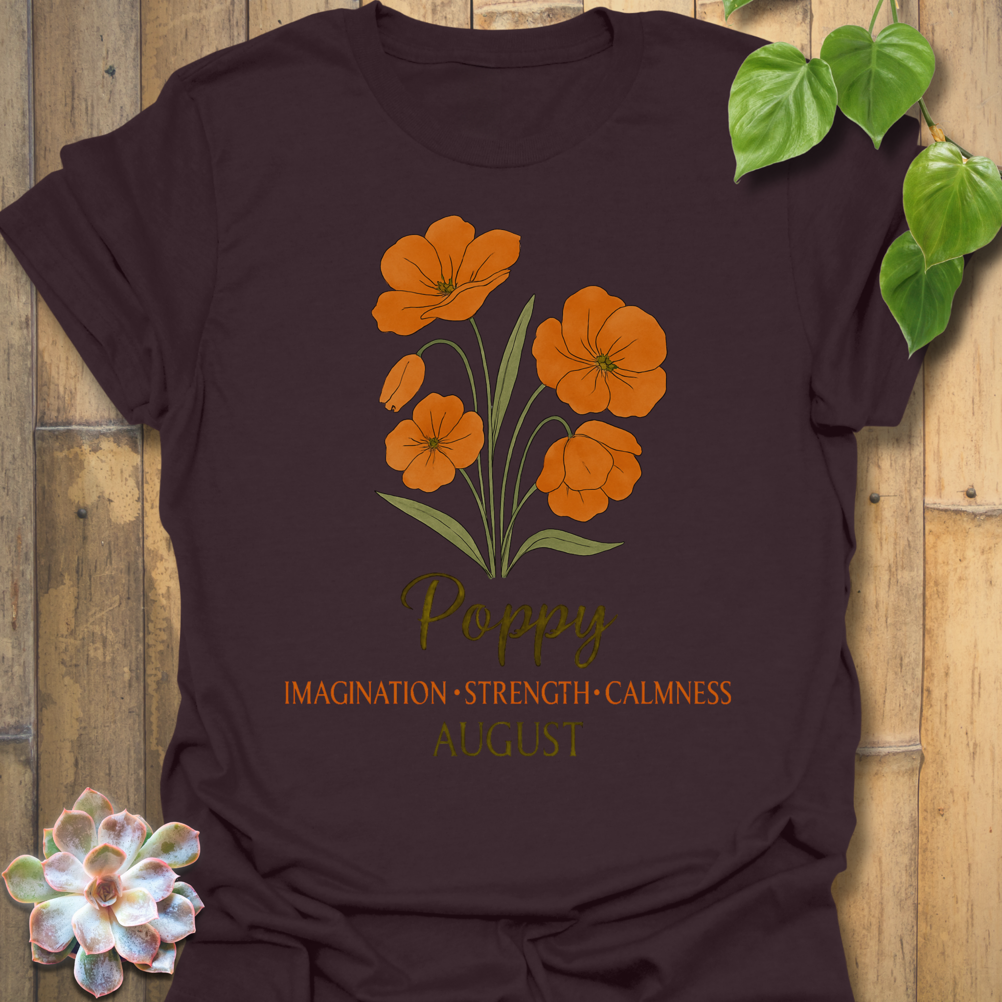 August Poppy T-shirt