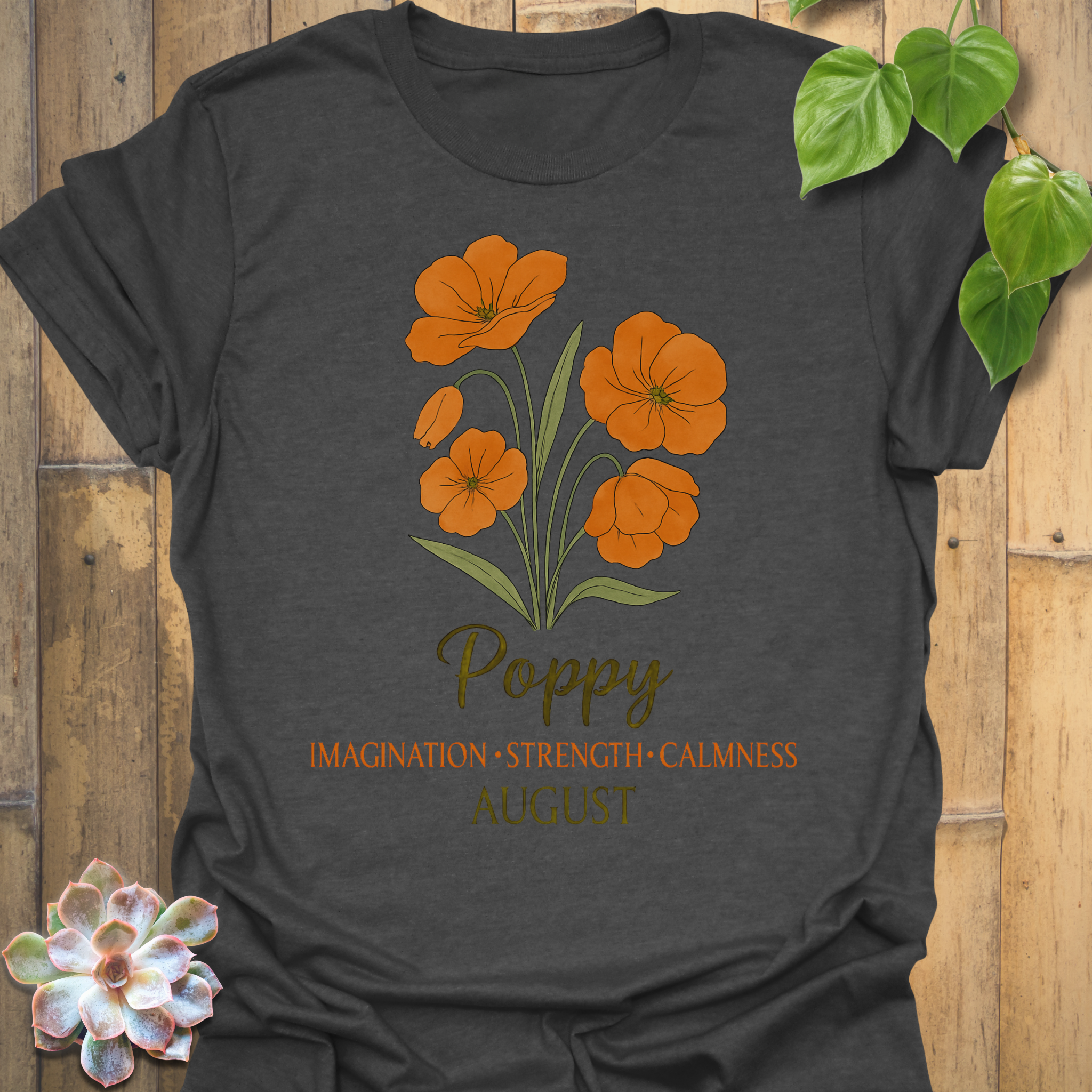 August Poppy T-shirt