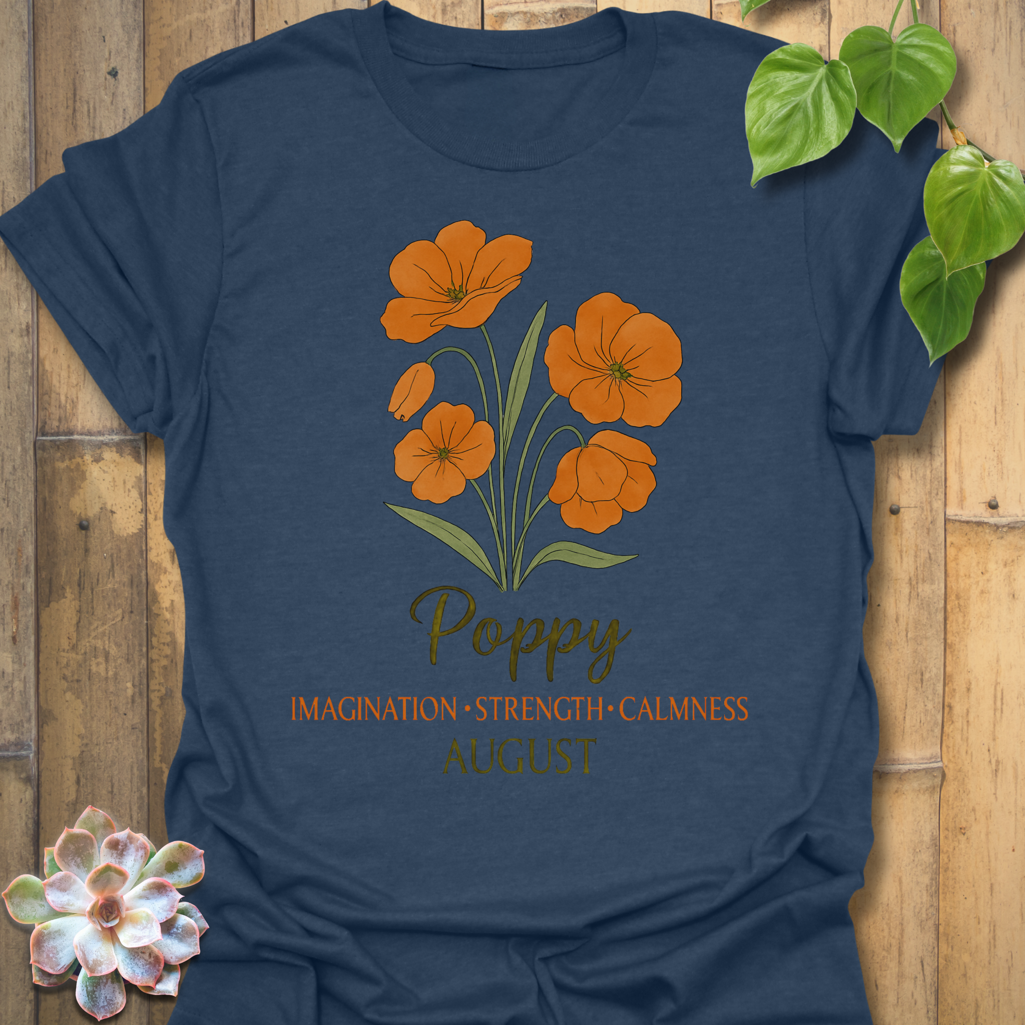 August Poppy T-shirt
