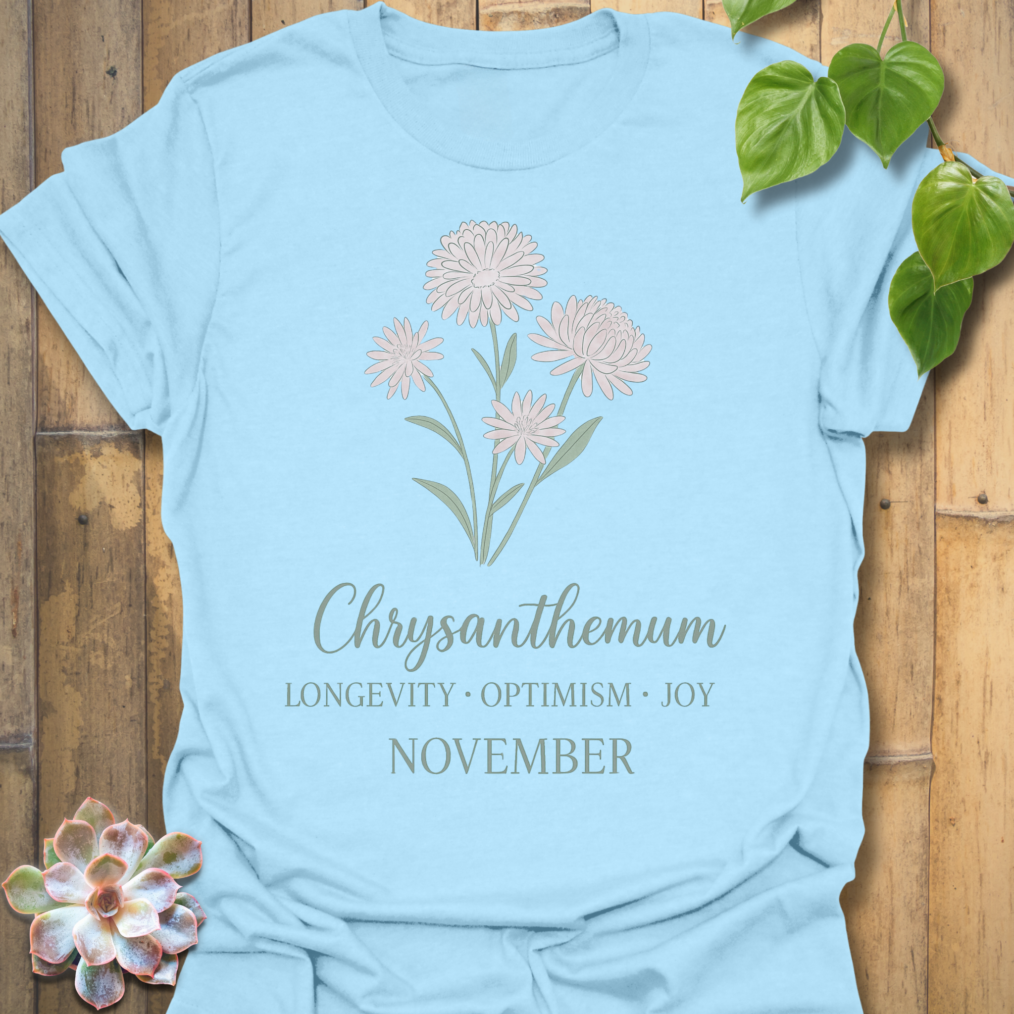 November Chrysanthemum T-shirt