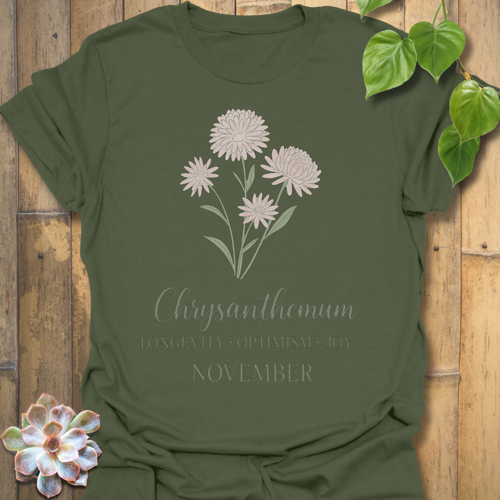 November Chrysanthemum T-shirt