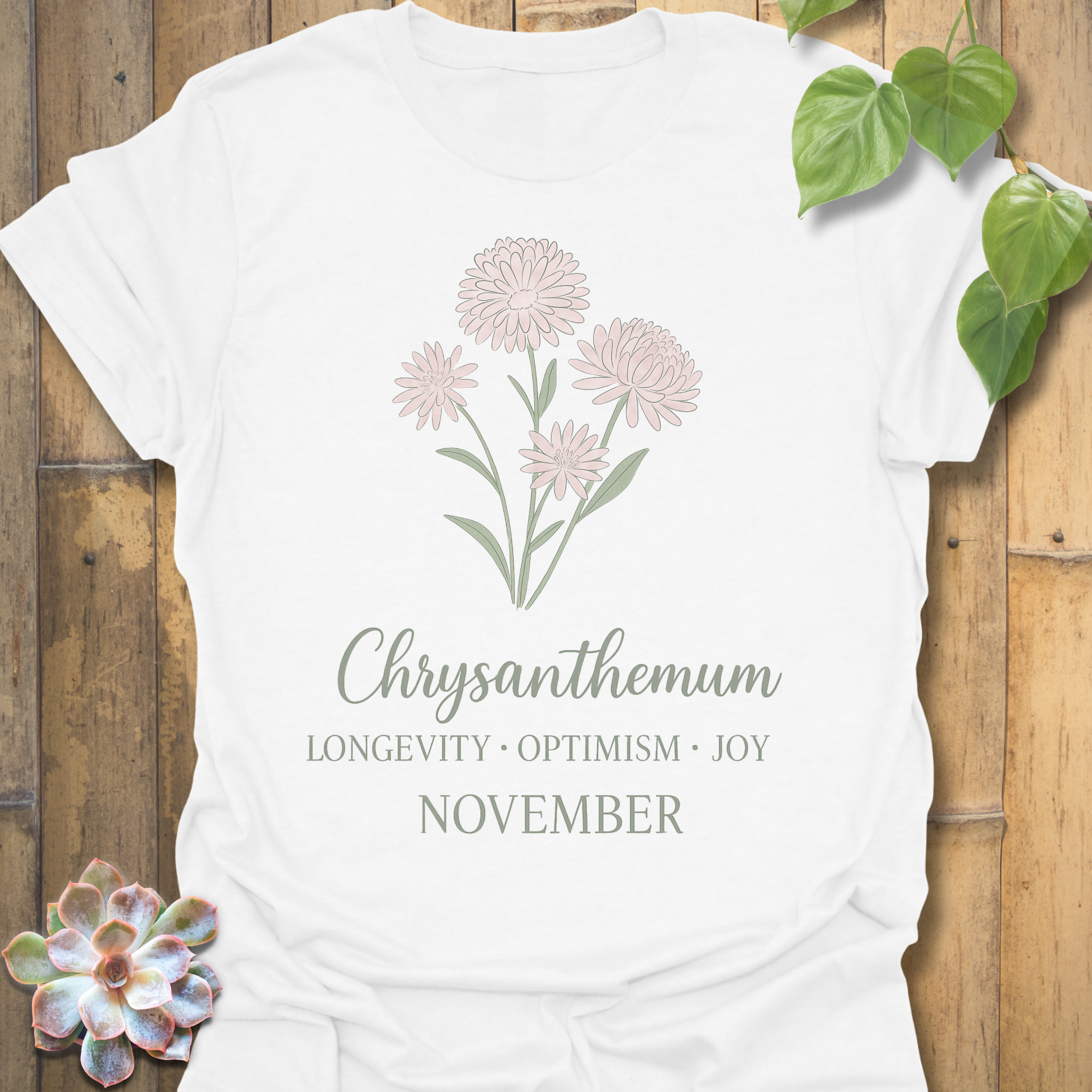 November Chrysanthemum T-shirt