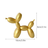 dog resin balloon art