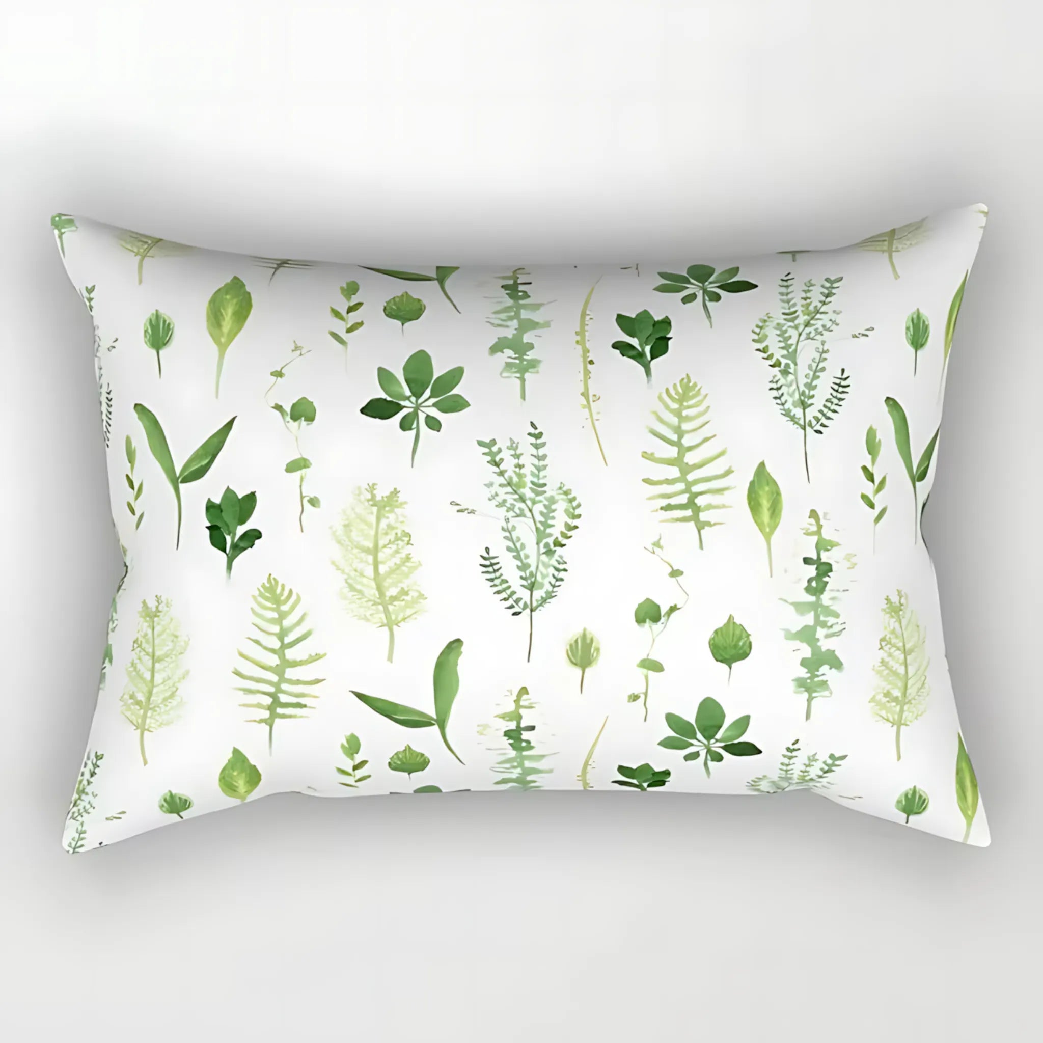 exotic floral travel cushion