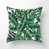 tropical plant cushion cover