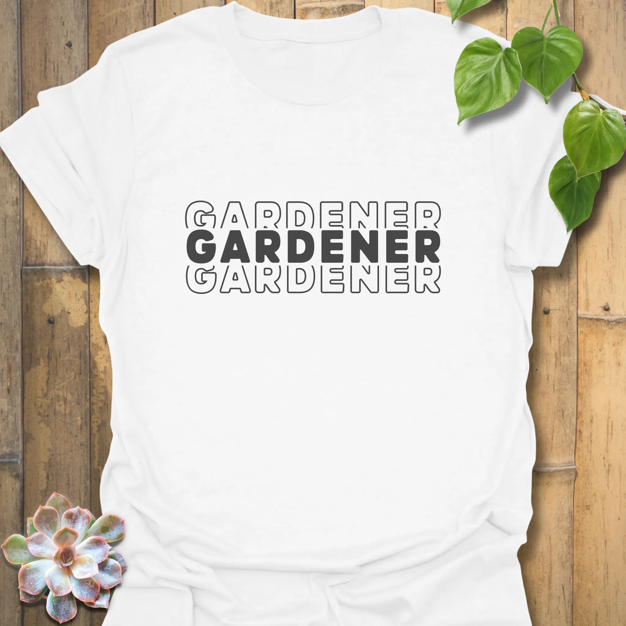 Organic cotton gardening T-shirt