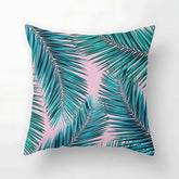 monstera design pillow slip