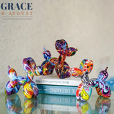 Decorative ceramic dog