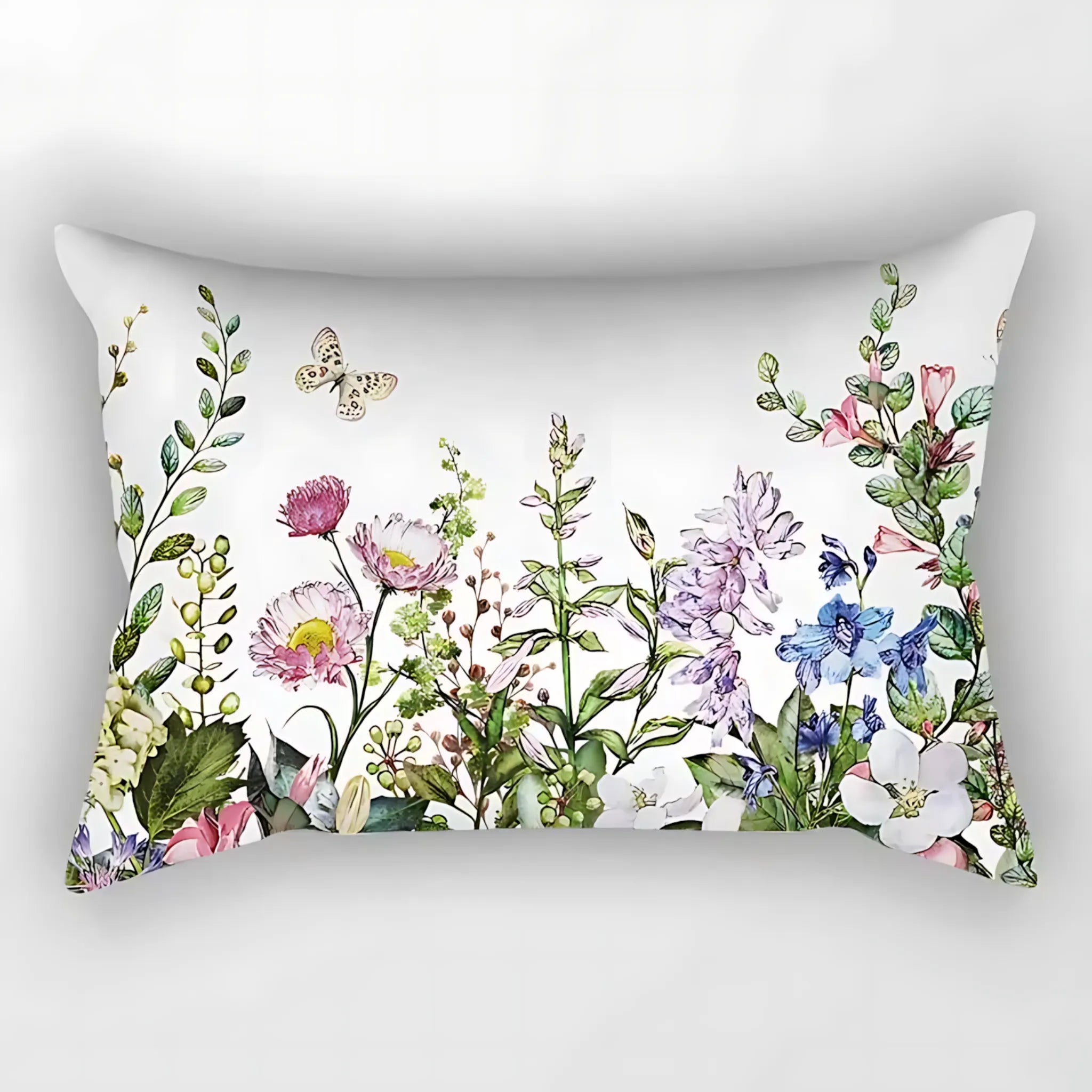 tropical pattern cushion cover