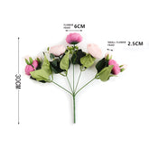 Faux Peony Bouquet