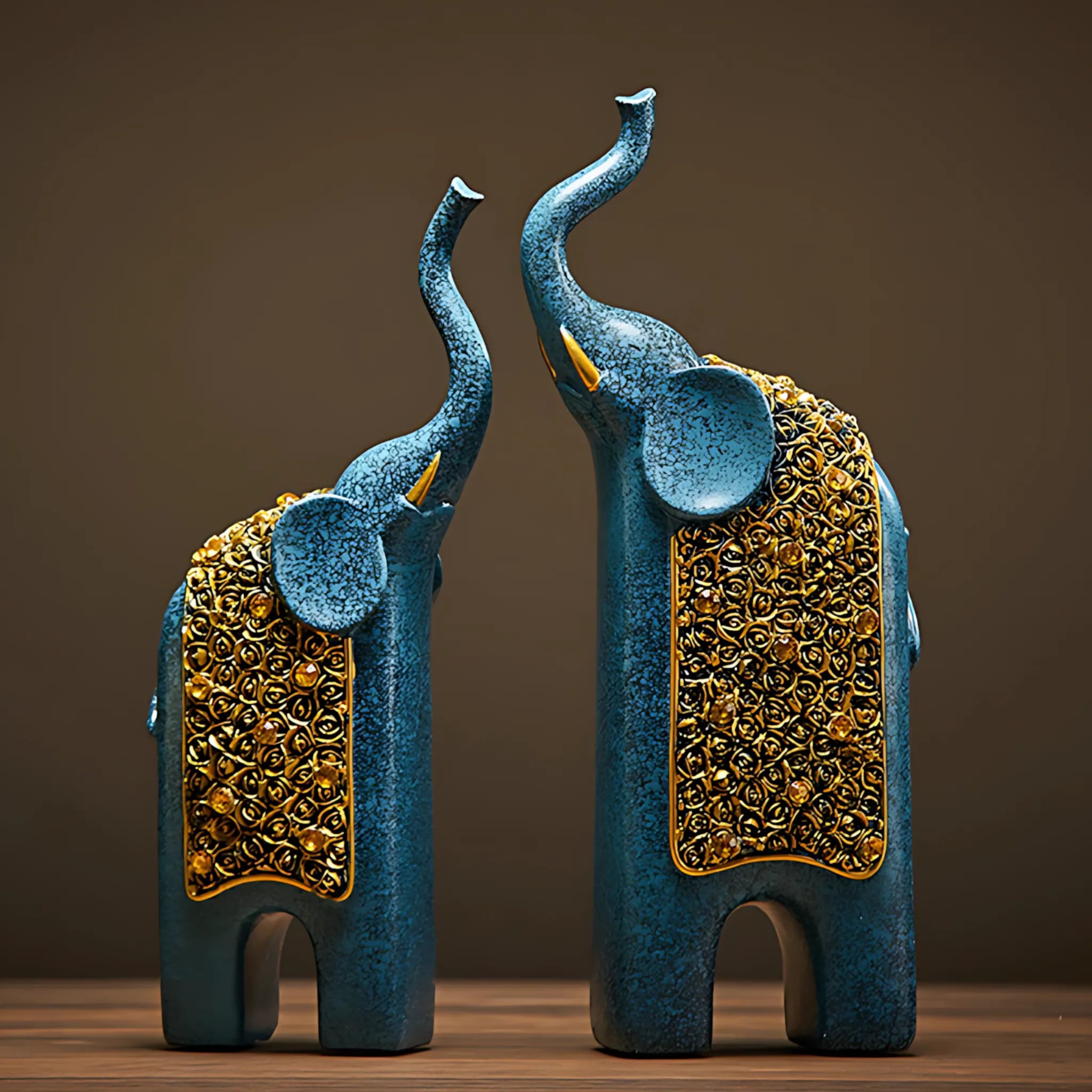 Vintage elephant ornaments