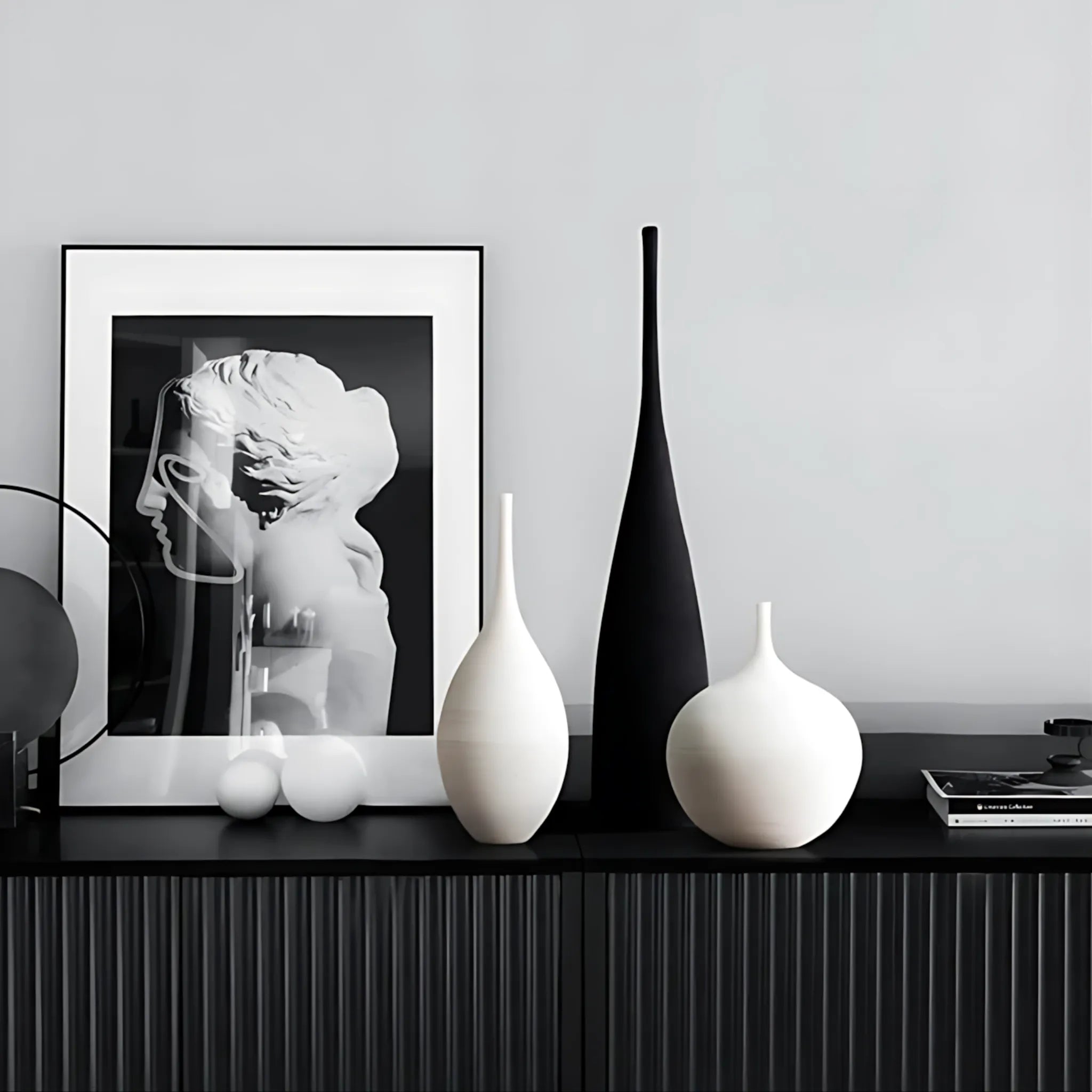Minimalist ceramic vase