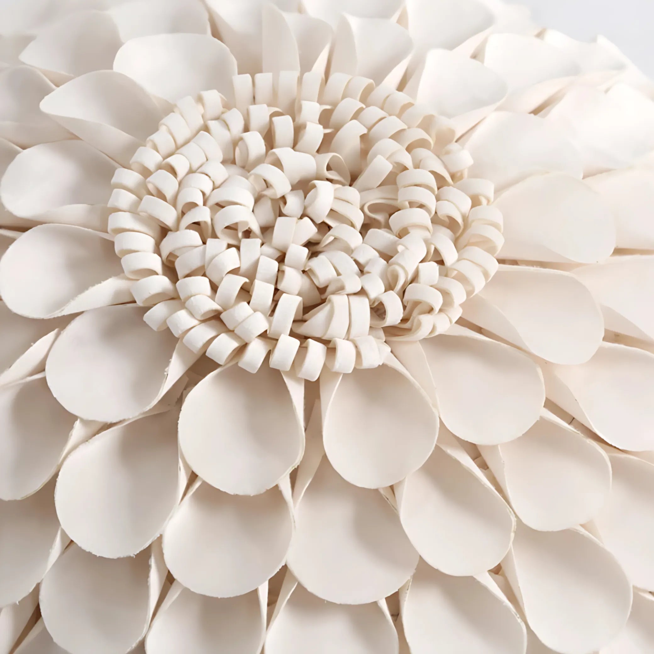 3D floral pillow