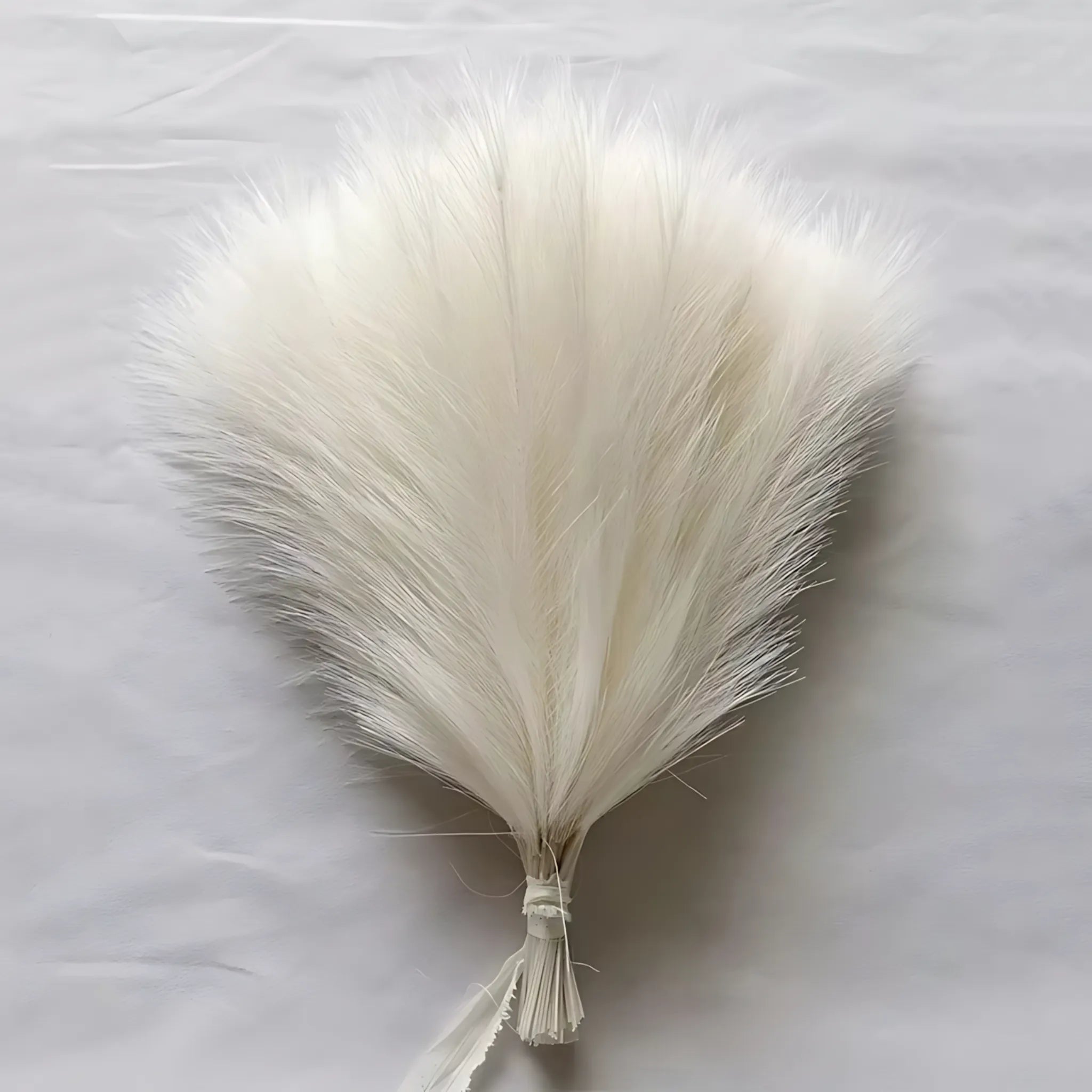 Dried look faux pampas bouquet