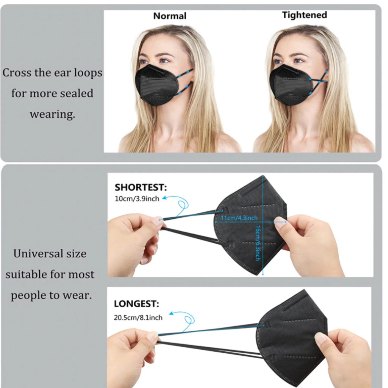 Protective face masks