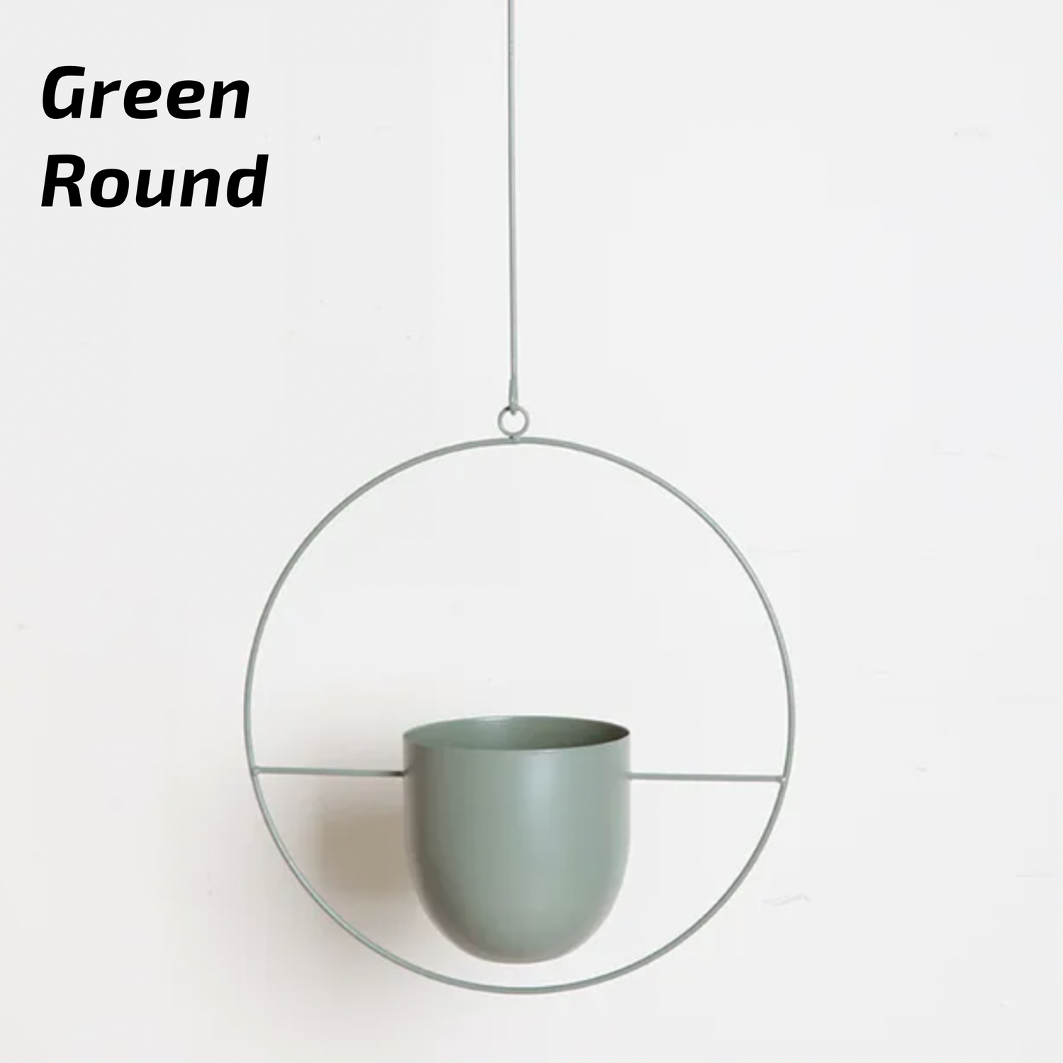 Iron plant hanger