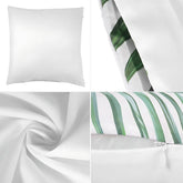 Tropical leaf pillow